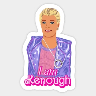 I am Kenough Magic Earring Ken Sticker